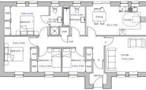 Hawthorn <p> 4 bed | 95.6m2 <p/>